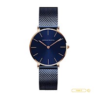 RELOJ HANNAH MARTIN - AZUL CASUAL | SKU: HAN-3